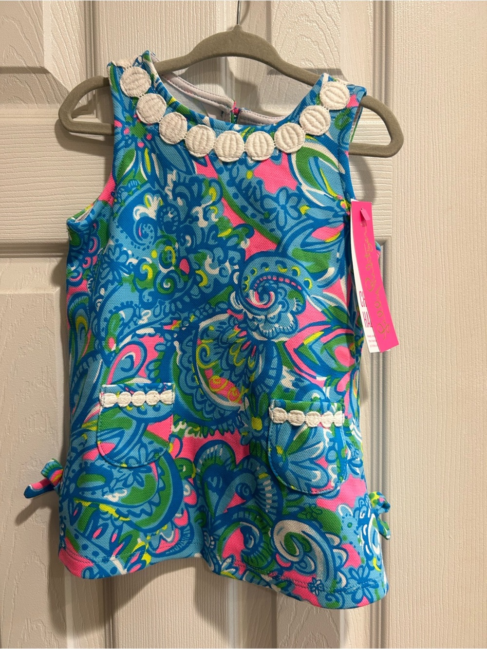 NWT Lilly Pulitzer Baby Knit Shift | Hey Gull Friend Seabreeze Blue | 18-24mo